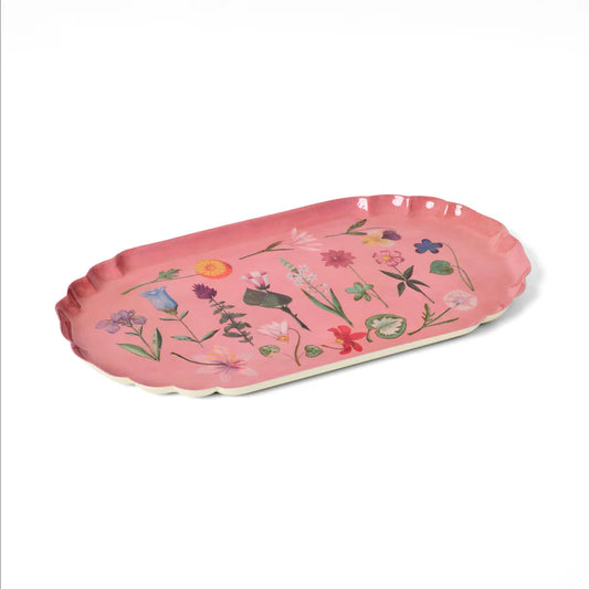 Scalloped Enamel Trays