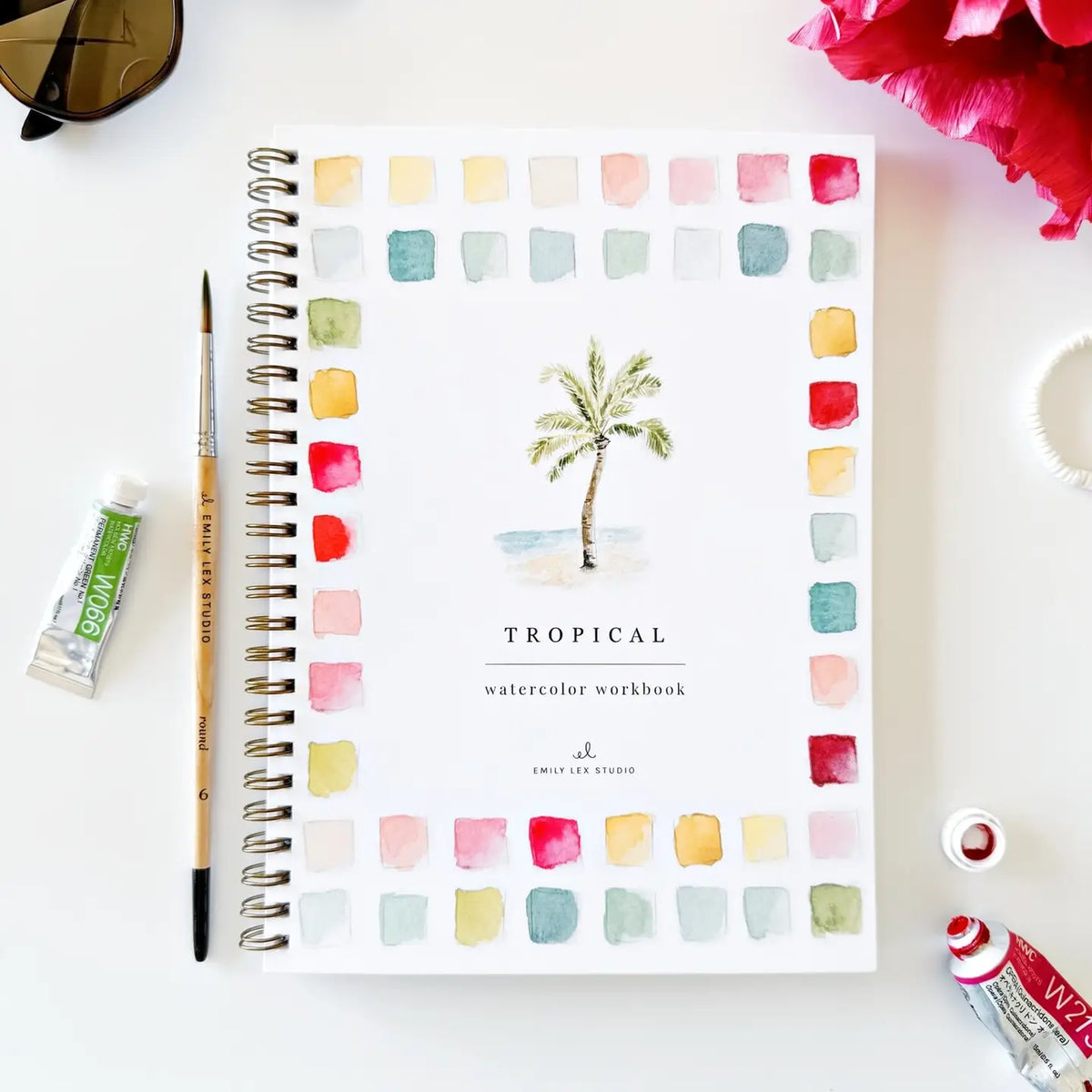 Tropical Watercolor Workbook