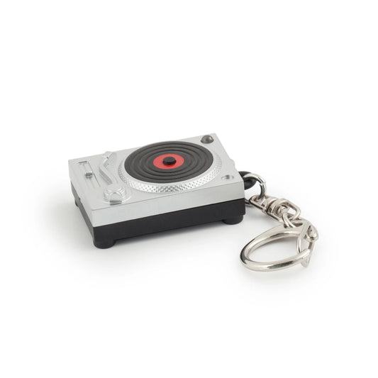 Turntable LED & Sound Keychain