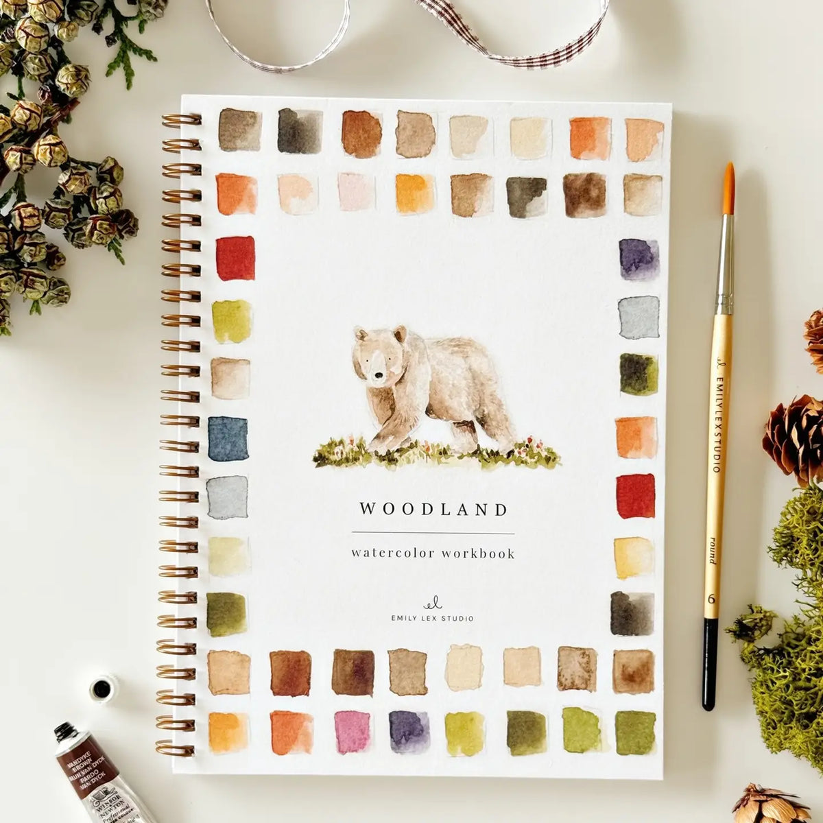Woodland Watercolor Workbook